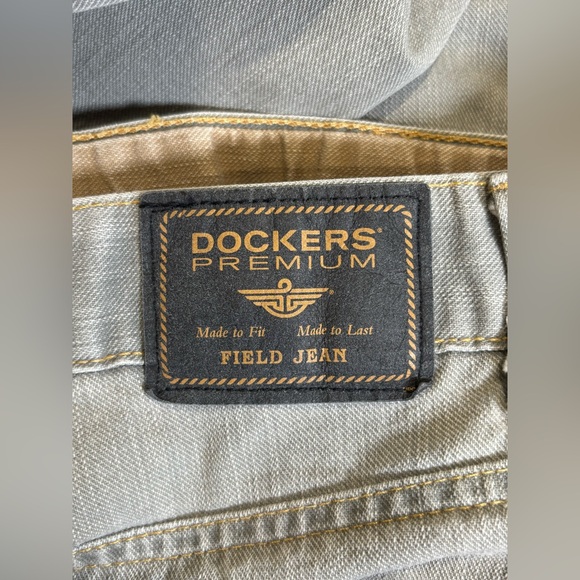 Dockers Premium Individual Fit Waistband 38x32 Color  Gray Brown - Picture 5 of 5